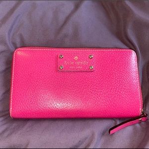 Hot Pink Kate Spade Wallet